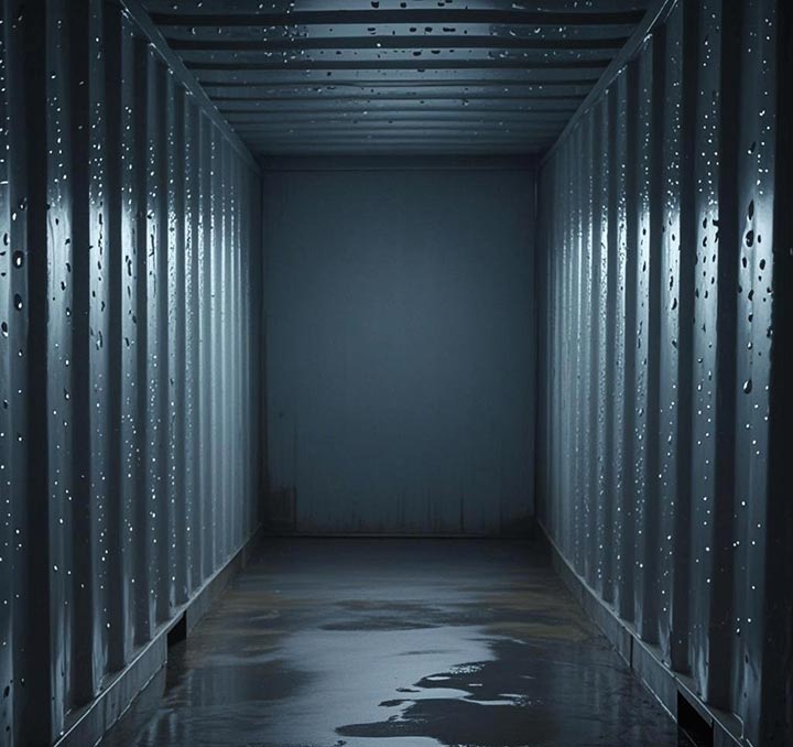 集装箱雨导致出口鞋子发霉 海运防霉