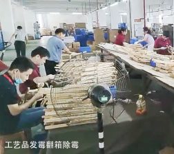 工艺品发霉翻箱除霉案例 工艺品发霉交付艾浩尔翻箱团队除霉防霉
