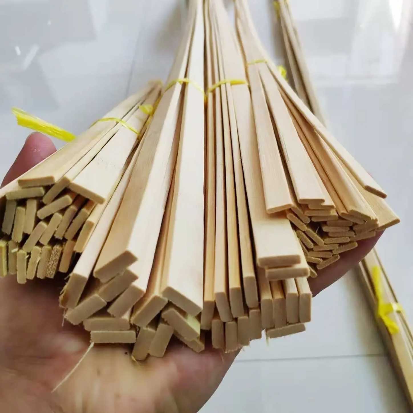 竹制品实拍 竹材展示