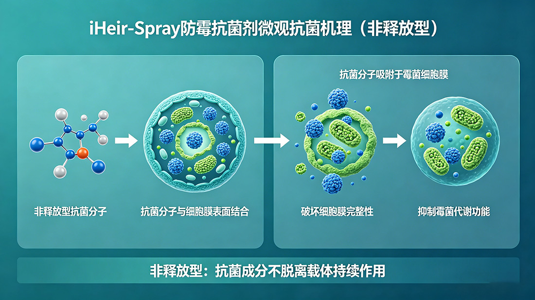 iHeir-Spray防霉抗菌剂原理