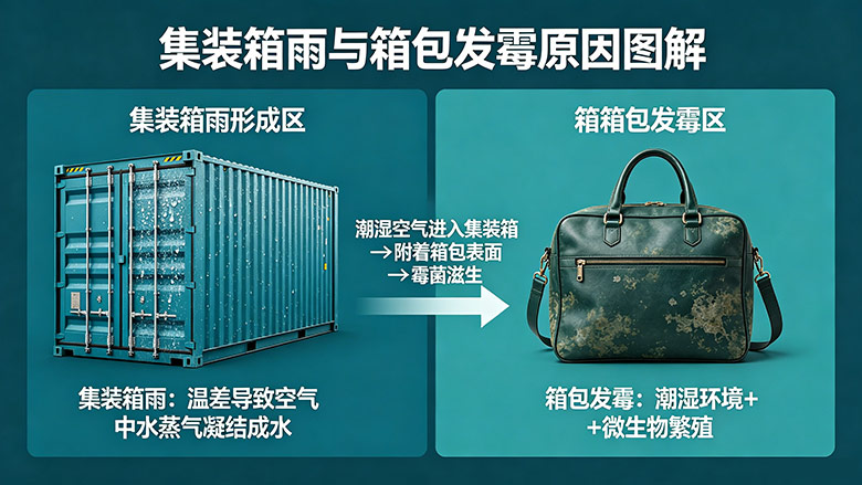 箱包海运发霉原因分析——皮革/织带发霉
