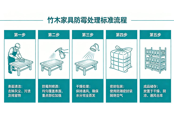 竹木家具防霉处理标准流程